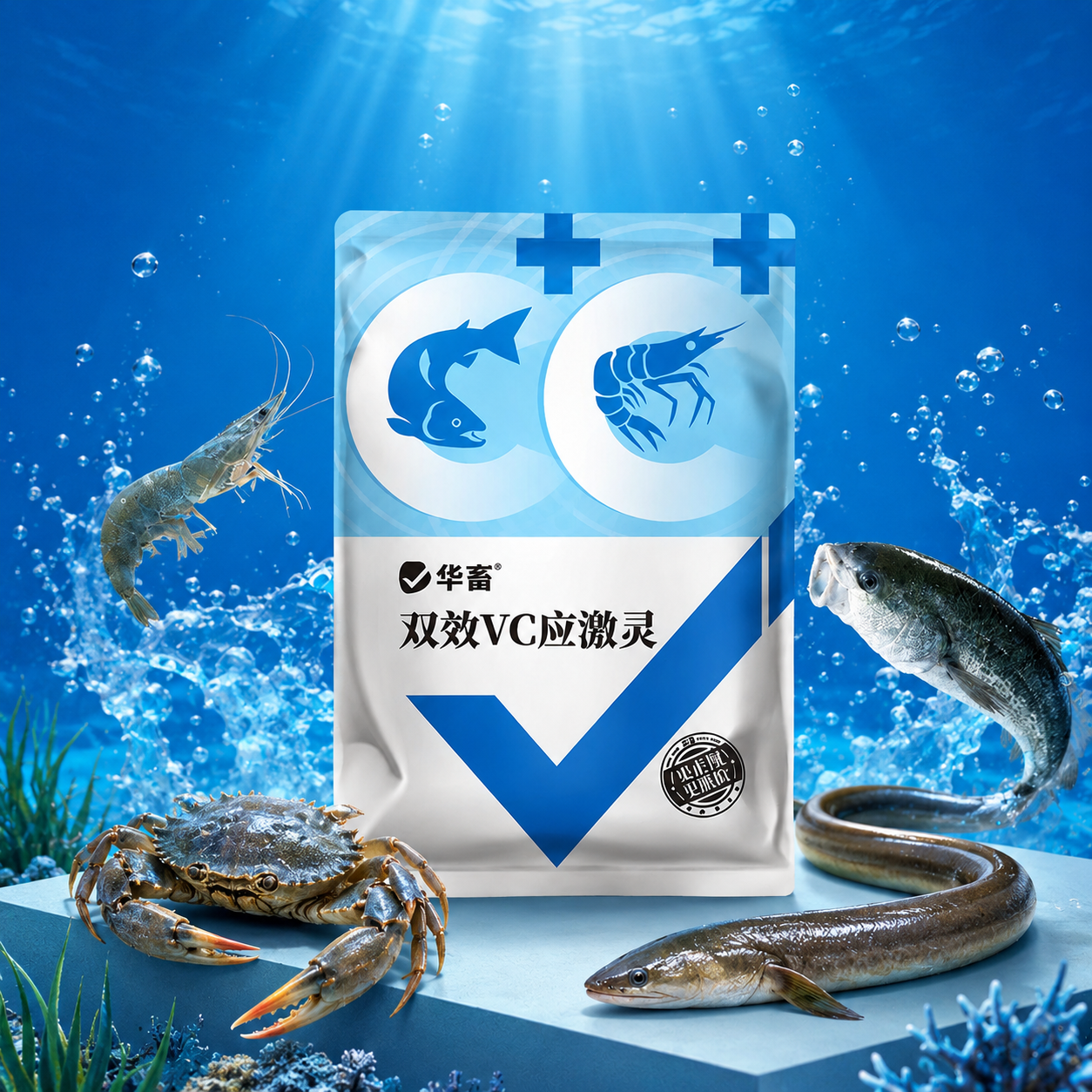 PETHEALER Serbuk Campuran Kolam 500g untuk Ikan Udang dan Tambak