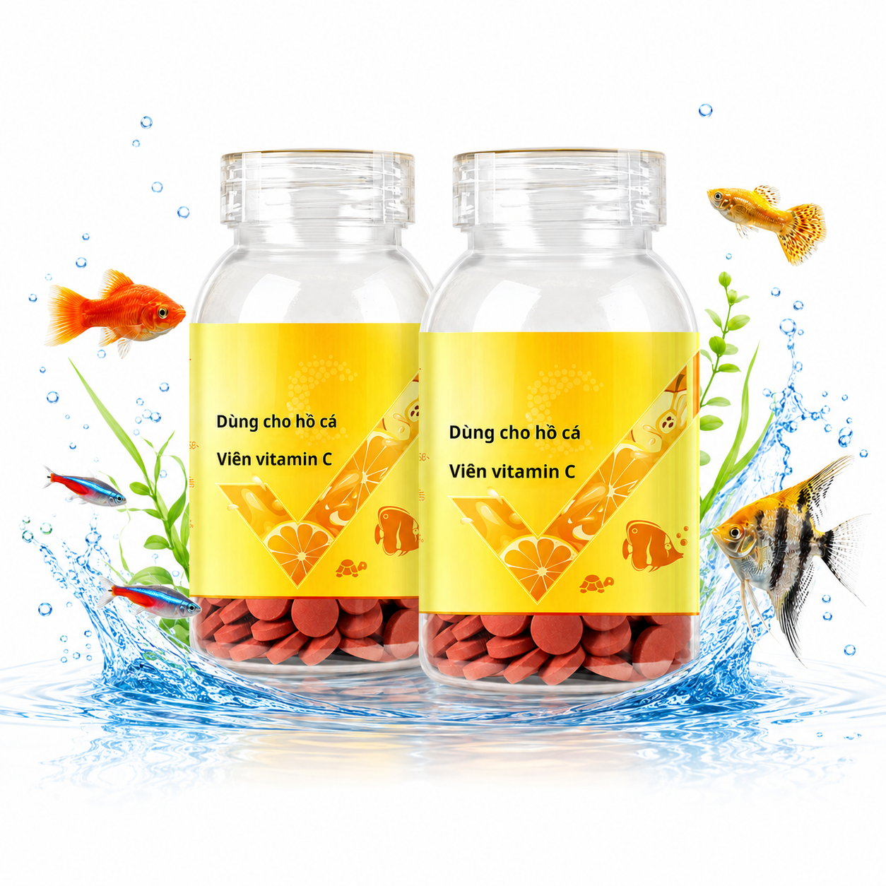PETHEALER Tablet Akuarium 25g Isi Sekitar 100 Tablet