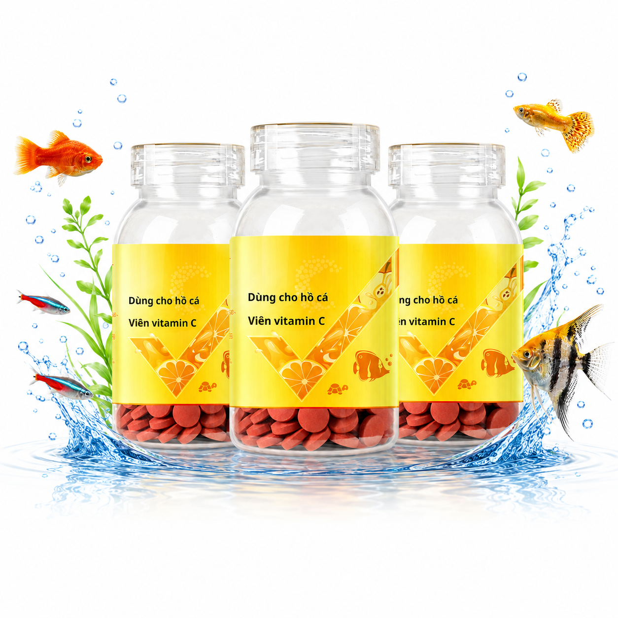 PETHEALER Tablet Akuarium 25g Isi Sekitar 100 Tablet