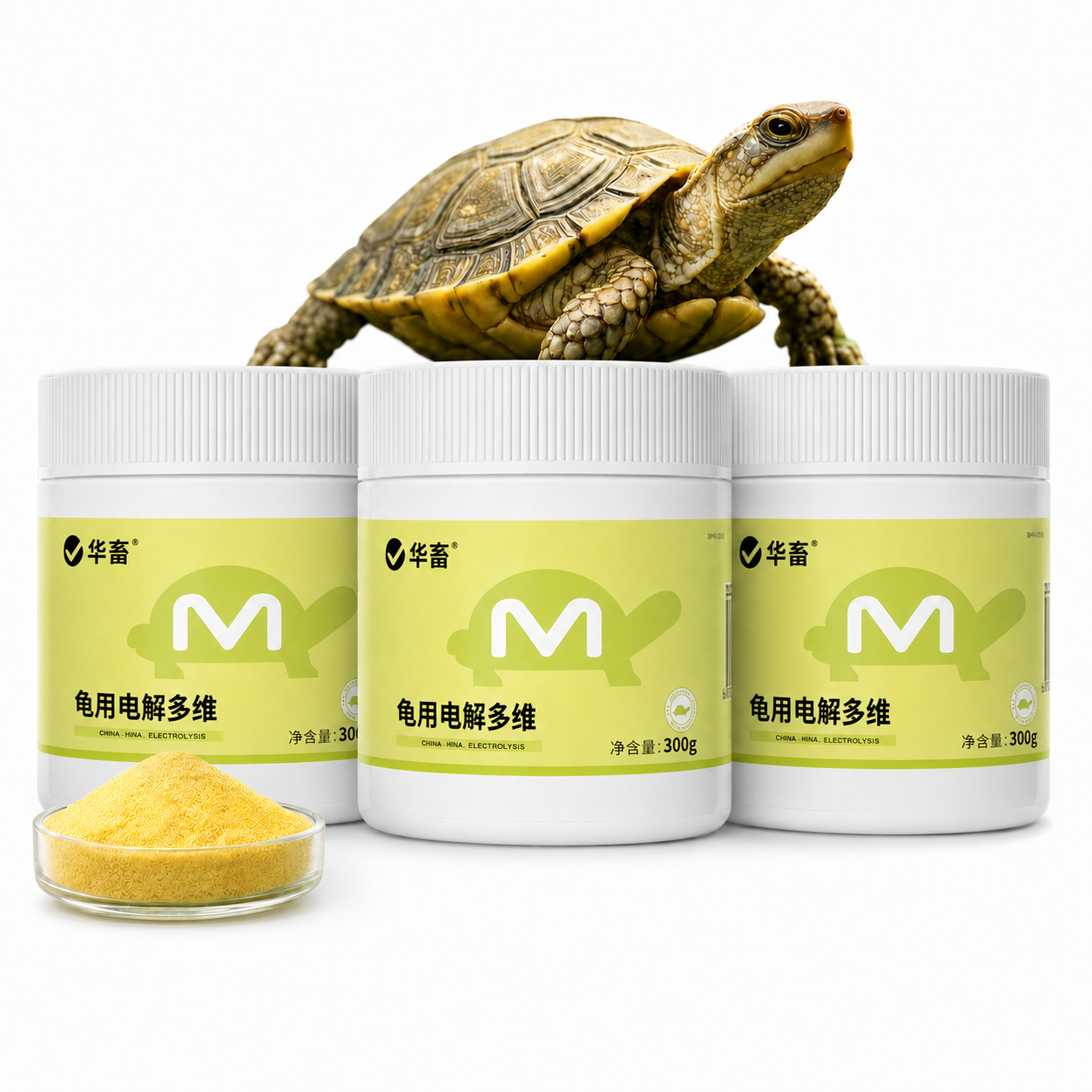 PETHEALER Serbuk untuk Kura-Kura 300g Bisa Dicampur Makanan atau Air